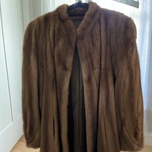 Mid Length Real Fur Coat